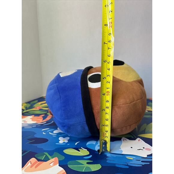 Piggy MiniToon Officer Doggy Head Plush Pillow Stuffed Animal Toy Doll - Picture 4 of 11